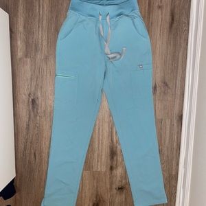 Women’s Figs XS Seaglass High Waisted Yola Skinny Scrub Pants